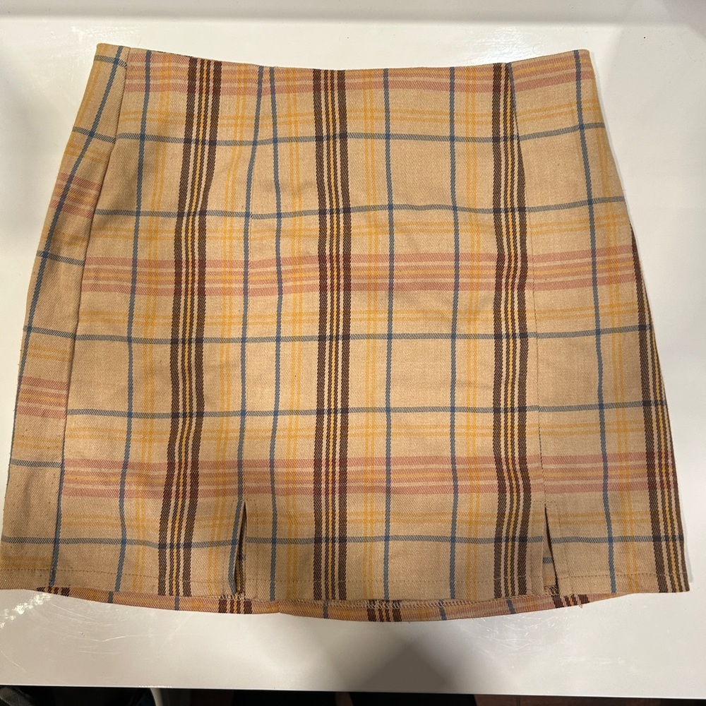 PLAID SKIRT